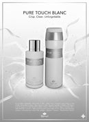 TAD Angel Pure Touch Blanc EDP 100ml Perfume& Body Spray 200ml Gift Set - - TUZZUT Qatar Online Shopping