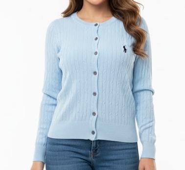 Women's Twisted Knitted Sweater Cardigan ST86 Women's Twisted Knitted Sweater Cardigan ST86