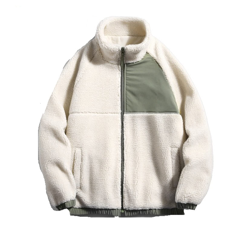 Men's Lambs wool Sweater Thick Down Jacket S8067239 - TUZZUT Qatar Online Shopping