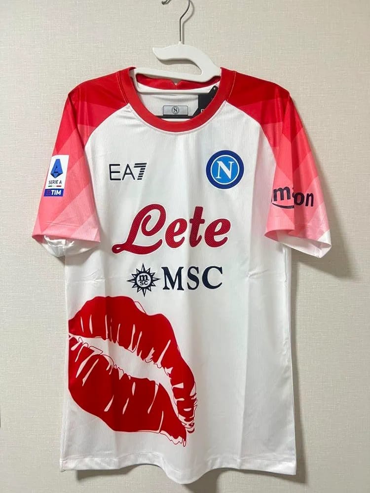 Napoli 22 23 Valentines Authentic Jersey CLG5428 Napoli 22 23 Valentines Authentic Jersey CLG5428