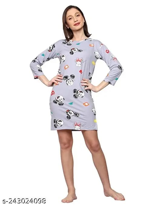 Full Sleeves Knee Length T-Shirt X4652118 Full Sleeves Knee Length T-Shirt X4652118