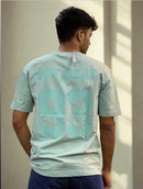 Mens Plain Letter Printed Short Sleeve T-shirt - TUZZUT Qatar Online Shopping