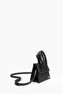 Le Chiquito Noeud Tote Bag in Smooth Cowskin Leather B189 - TUZZUT Qatar Online Shopping