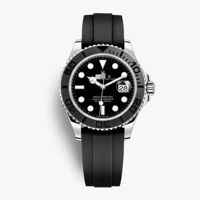 Yacht-Master Oysterflex Black Dial RLX983 - TUZZUT Qatar Online Shopping