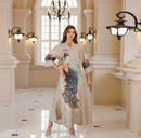 Long Sleeve Abaya Model Set Dress 52487 - TUZZUT Qatar Online Shopping