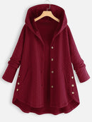 Women's Outerwear Winter Warm Thicken Hooded Coat 7012138