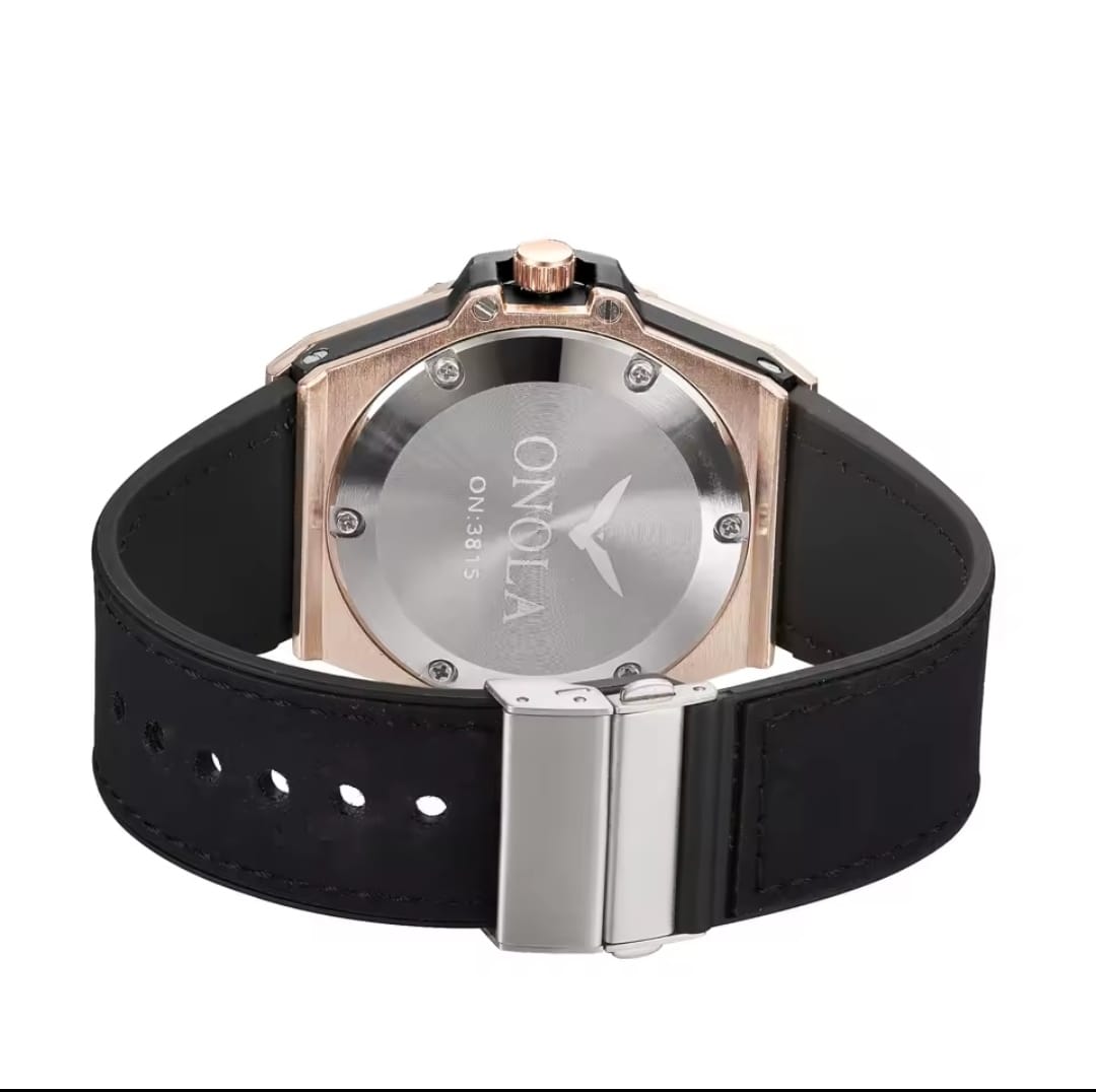 ONOLA Rose Gold Mens Sang Bleu Watch W76100 ONOLA Rose Gold Mens Sang Bleu Watch W76100