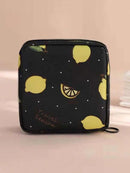 Portable Cute Cartoon Lemon Sanitary Pad Organizer For Travel Storage Bag S3901144 - TUZZUT Qatar Online Shopping
