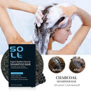 Sol lora Charcoal Hair Darkening Bar - Natural Shampoo Soap Bar for White to Black Hair - 60g (Pack of 3 Pcs) - TUZZUT Qatar Online Shopping