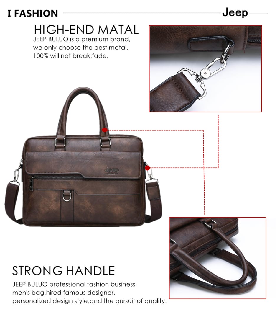 Men's Business Hot Large Capacity Leather Briefcase Laptop Bag B-221064 Men's Business Hot Large Capacity Leather Briefcase Laptop Bag B-221064