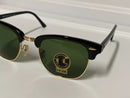 Clubmaster Classic Black Frame Green Lens Sunglasses S00032376 - TUZZUT Qatar Online Shopping