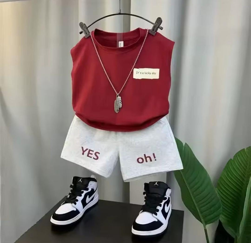 Baby Clothing Tank Top Shorts Two Piece Set   1695337 - TUZZUT Qatar Online Shopping