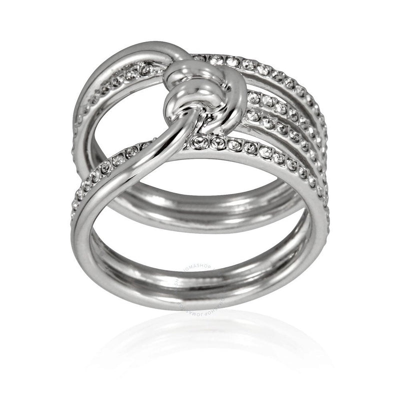 Lifelong Clear Crystal Silver Finger Ring 5402449 - TUZZUT Qatar Online Shopping