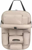 Car Seat Storage With Tray Pu Leather S3661698 - TUZZUT Qatar Online Shopping