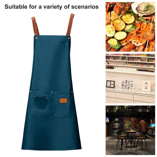 New Fashion Kitchen Aprons for Woman Men Chef Work