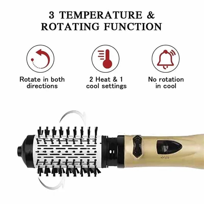 Rotate the automatic curling iron 3-in-1 multi-function hot air comb curling iron