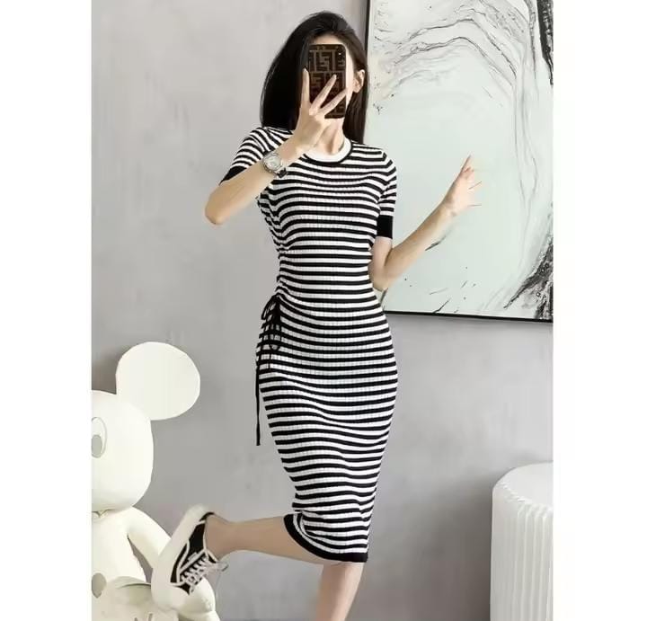 Women's Short Sleeve O-Neck Casual Dress 467765 Women's Short Sleeve O-Neck Casual Dress 467765