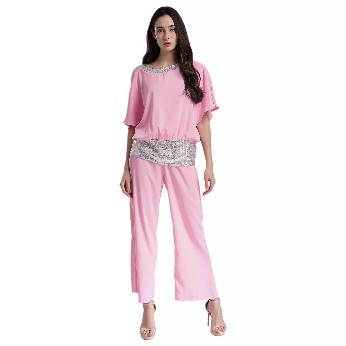 Womens Top Casual Pantsuit Party Blouse Lady Outfit Formal Pant Sets B255210 Womens Top Casual Pantsuit Party Blouse Lady Outfit Formal Pant Sets B255210