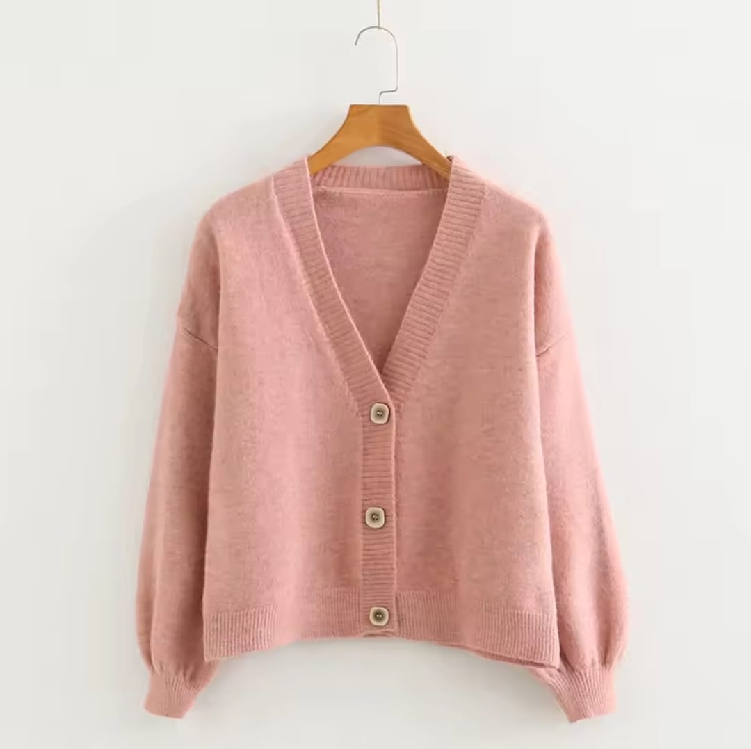 Women Long Sleeve Loose Caridgan 62826 Women Long Sleeve Loose Caridgan 62826