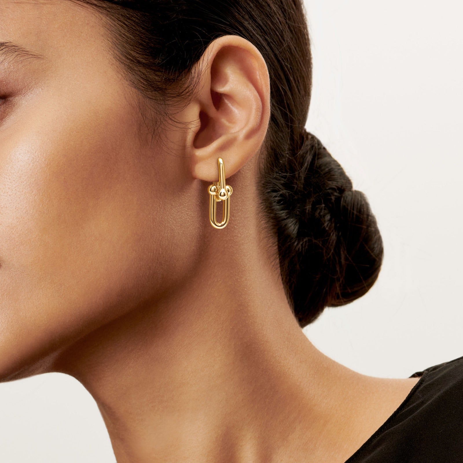 Link Earrings Yellow Gold T74577 Link Earrings Yellow Gold T74577