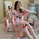 Mickey Minnie print summer short-sleeved dress    1544059 - TUZZUT Qatar Online Shopping