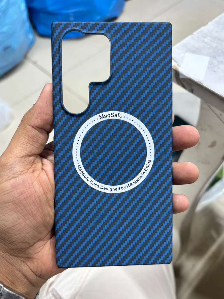 Samsung Galaxy S23 Ultra Blue Cover B-262870 - TUZZUT Qatar Online Shopping