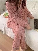 Long-sleeved Trousers Pajamas Set    560091 - TUZZUT Qatar Online Shopping