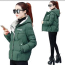 Winter New Cotton Print Women's Jacket With Hood Coat S9021867 - TUZZUT Qatar Online Shopping