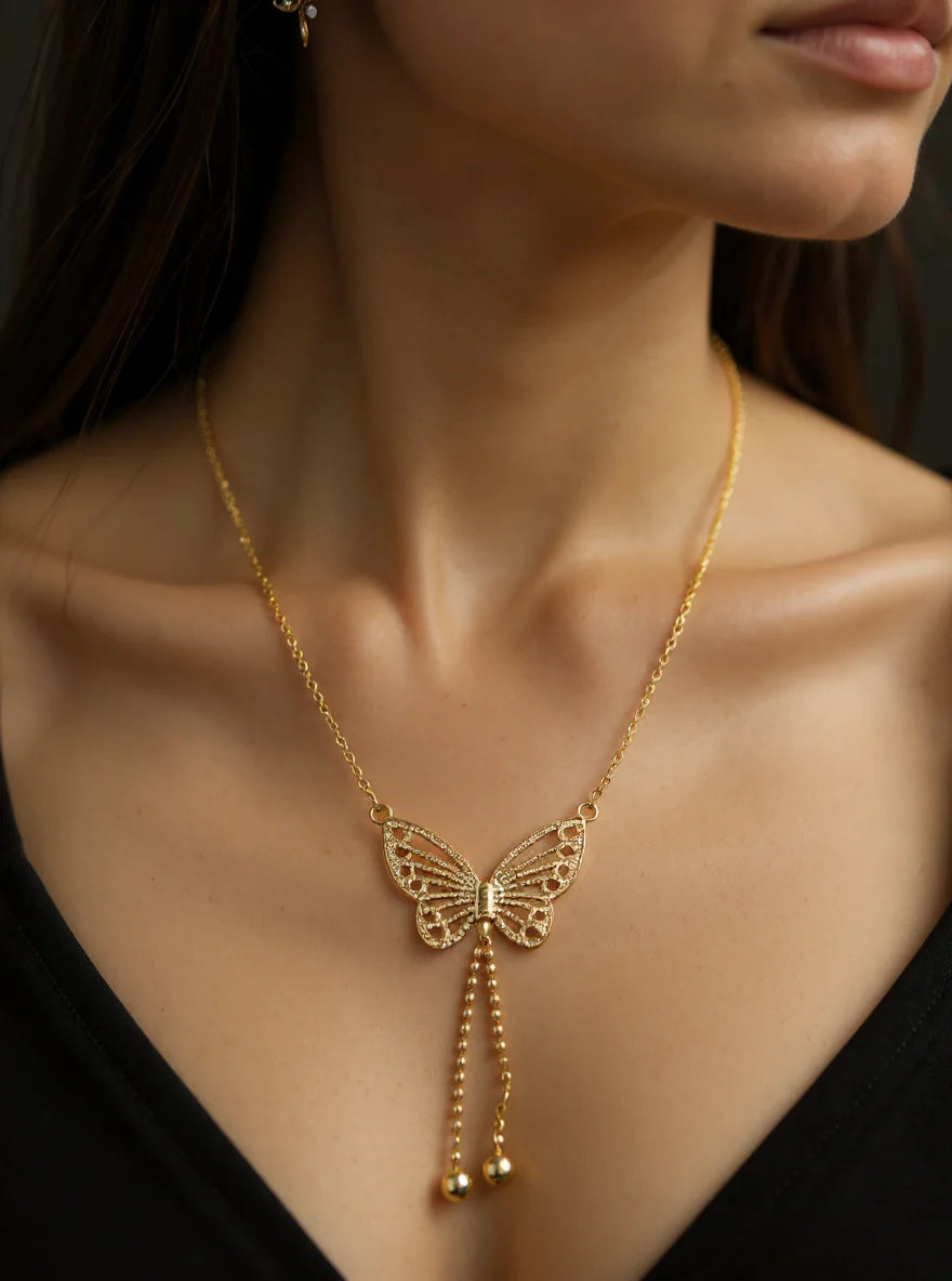 Flutter Butterfly Necklace 59538 Flutter Butterfly Necklace 59538