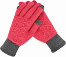 Embroidered, Woven, Solid Winter Women Gloves - 6282 - TUZZUT Qatar Online Shopping