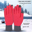 Embroidered, Woven, Solid Winter Women Gloves - 6282 - TUZZUT Qatar Online Shopping