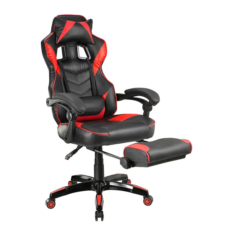 Gaming Chair With Retractable Footrest, Headrest & Lumbar Support - SH CH06 5 - TUZZUT Qatar Online Shopping