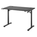 Carbon Fiber Tabletop RGB Lighting Edges Gaming Desk with Cup Holder and Headphone Hook- SH GMD08 1 - TUZZUT Qatar Online Shopping