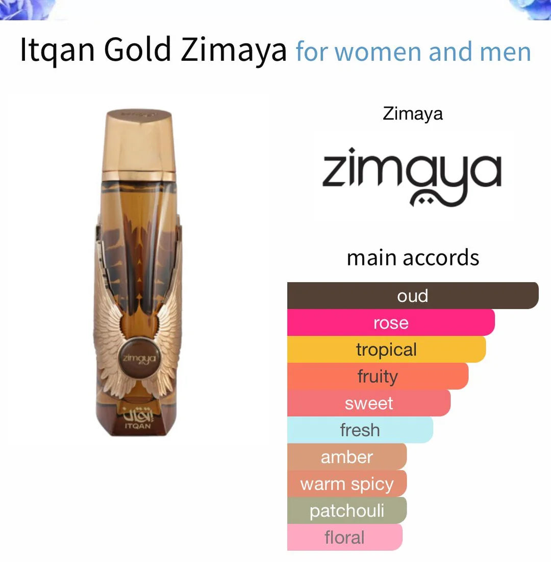ZIMAYA ITQAN GOLD EDP 100ML ZIMAYA ITQAN GOLD EDP 100ML
