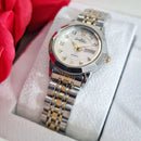 LUSHIKA Silver Gold Stainless Steel Quartz Watch W7509 - TUZZUT Qatar Online Shopping