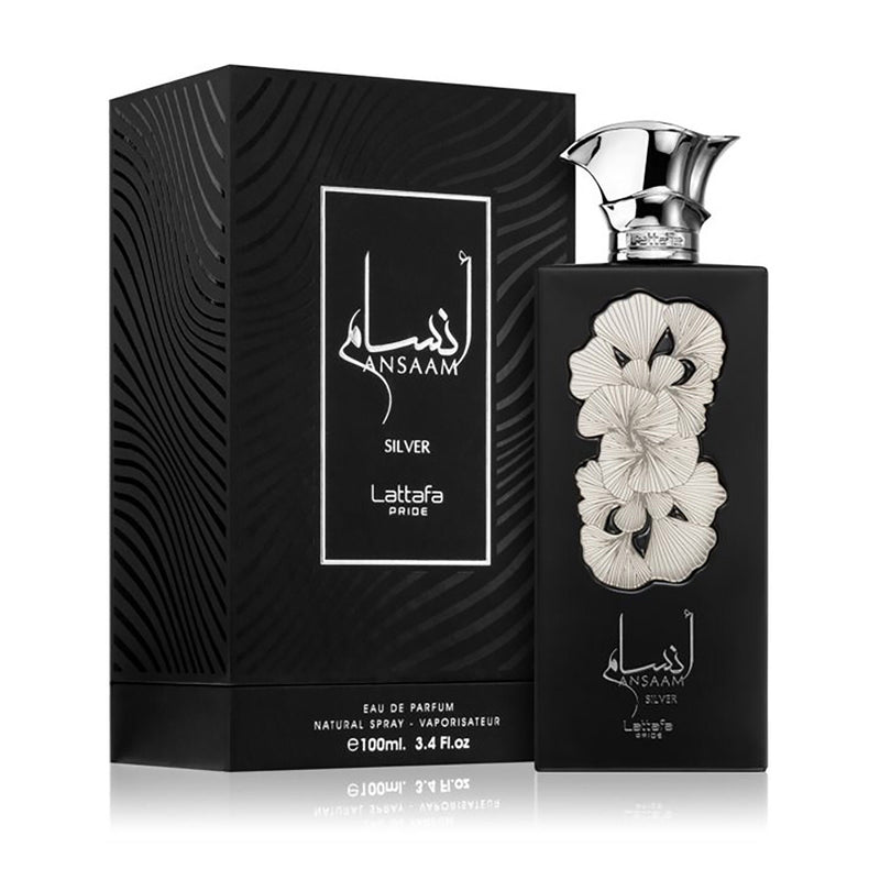 Ansaam Silver EDP Perfume - 100ml By Lattafa Pride Ansaam Silver EDP Perfume - 100ml By Lattafa Pride