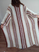 Long Mohair Cardigan Long Cardigan Mohair Coat 96167 - TUZZUT Qatar Online Shopping