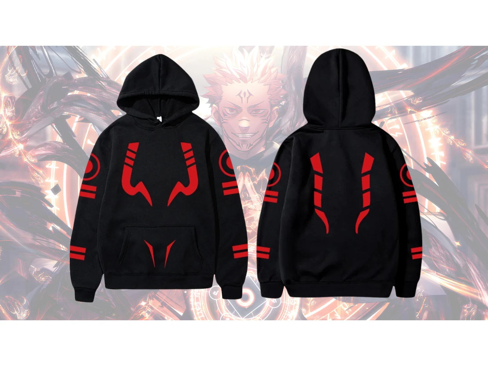 Long Sleeve Anime Hoodie AH37 Long Sleeve Anime Hoodie AH37