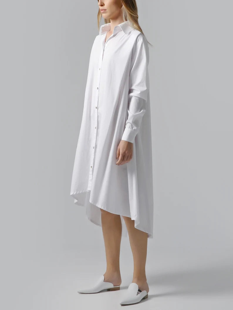 Vonda Women's Fashion Button Down Poplin Shirt Dress S3117338 Vonda Women's Fashion Button Down Poplin Shirt Dress S3117338