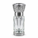 Luxury Silver Color Clear Glass Empty Attar Perfume Bottle 6ml A220B