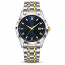 Men's Classic Two-Tone Silver & Gold Quartz Wristwatch UDF66