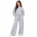Women's R-Letter Sweatshirt & Wide-Leg Pants 2-Piece Set T-0624