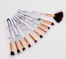 Beautiful 10 pcs Make up Brushes - Tuzzut.com Qatar Online Shopping