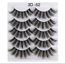 Lashes False Eyelashes 5 Pairs for Cat Eyes Wispy Contact Lens Friendly Natural Faux Mink Lashes Long Wispy - Tuzzut.com Qatar Online Shopping