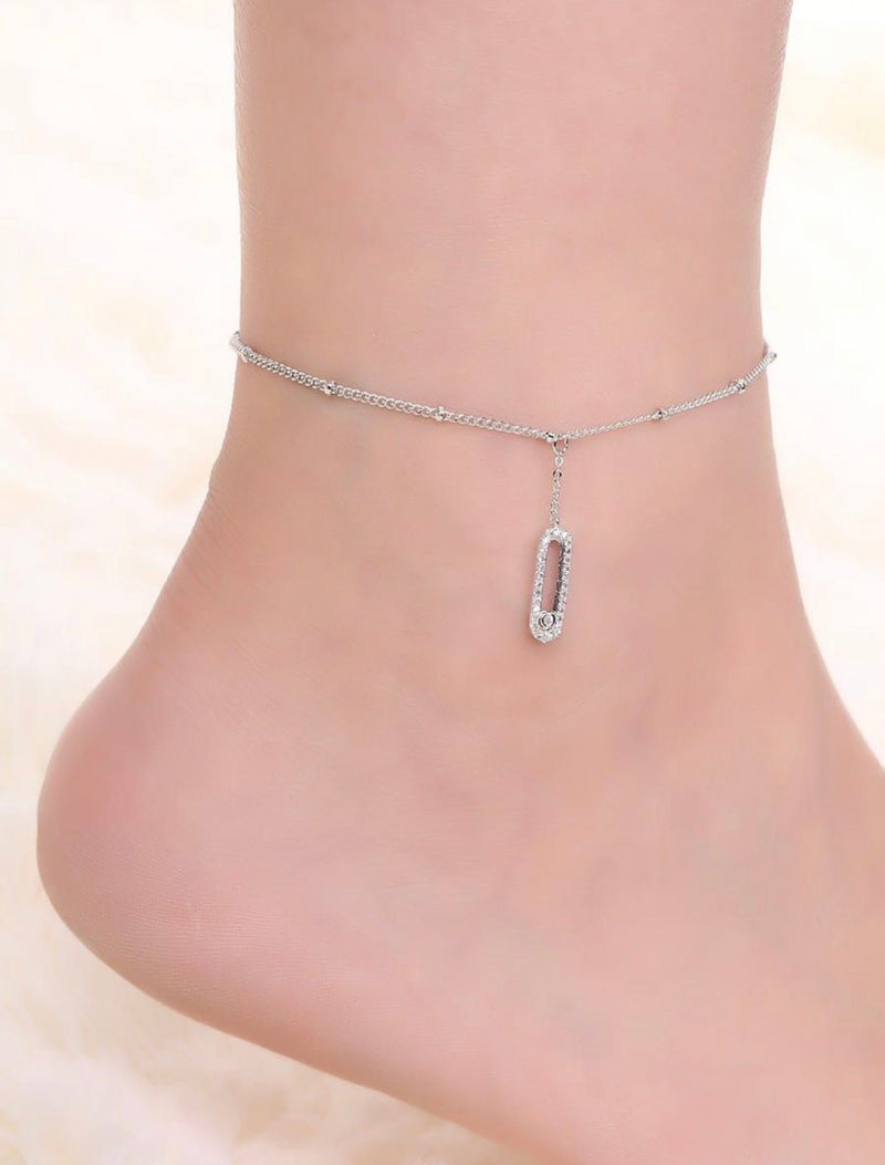 Stainless steel Coin Bell Pendant Anklet For Woman Ankle Jewelry - Tuzzut.com Qatar Online Shopping