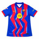 Men's FC Barcelona Blue & Red Graphic Football Jersey S045