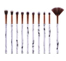 Beautiful 10 pcs Make up Brushes - Tuzzut.com Qatar Online Shopping
