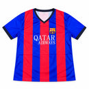 Men's FC Barcelona Blue & Red Striped Football Jersey S0911