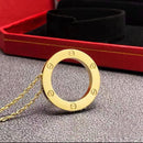 Boho Long Chain Necklace Circle Hollow Metal Stick Pendant Necklaces For Women Fashion Neck Jewelry - S1552292 - Tuzzut.com Qatar Online Shopping