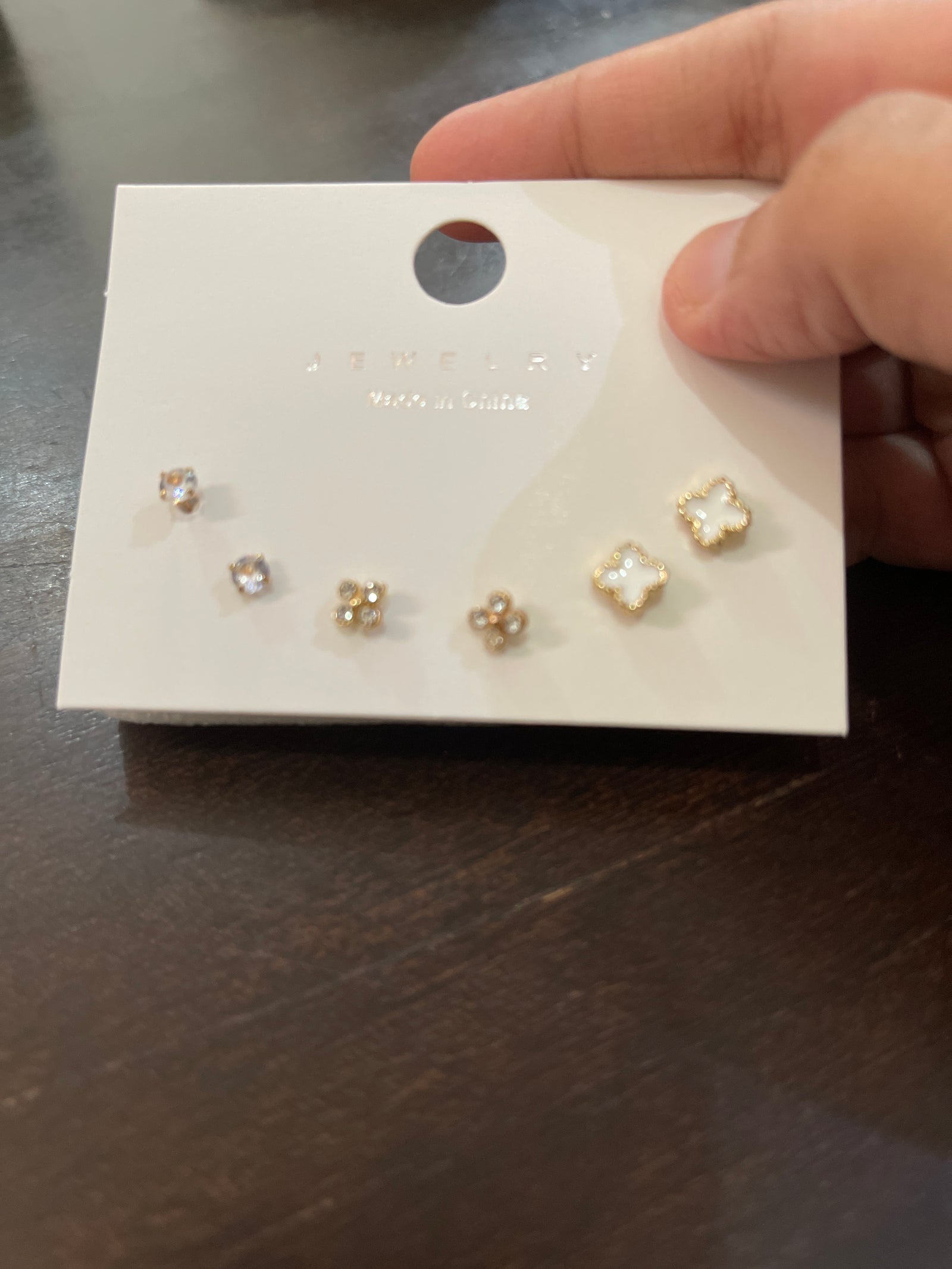 Mini 6pcs Stud Earring Sets For Women Simple -X3404148 Mini 6pcs Stud Earring Sets For Women Simple -X3404148